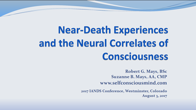 NDEs & the
                              Neural Correlates of Consciousness