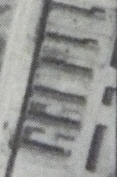 Detail of aerial of station hospital showing 6 ward bldgs